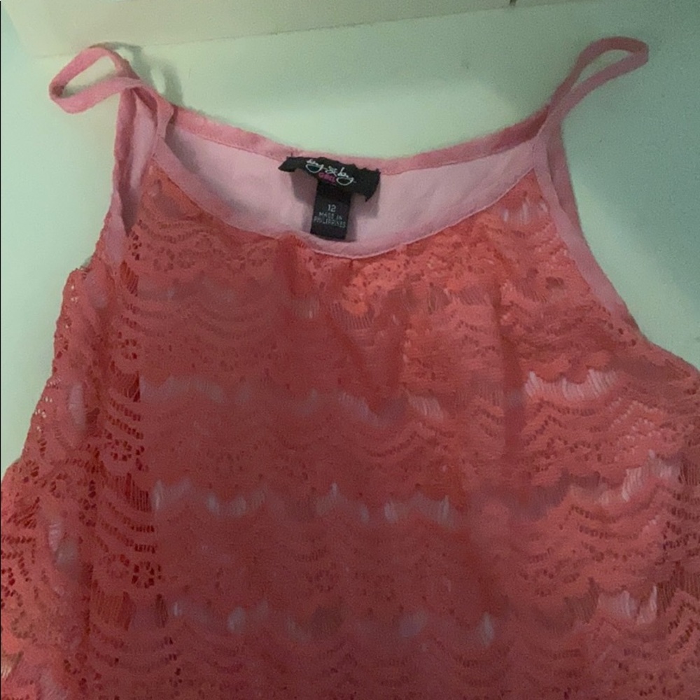a pink ombre dress
